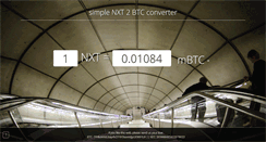 Desktop Screenshot of nxt2btc.com